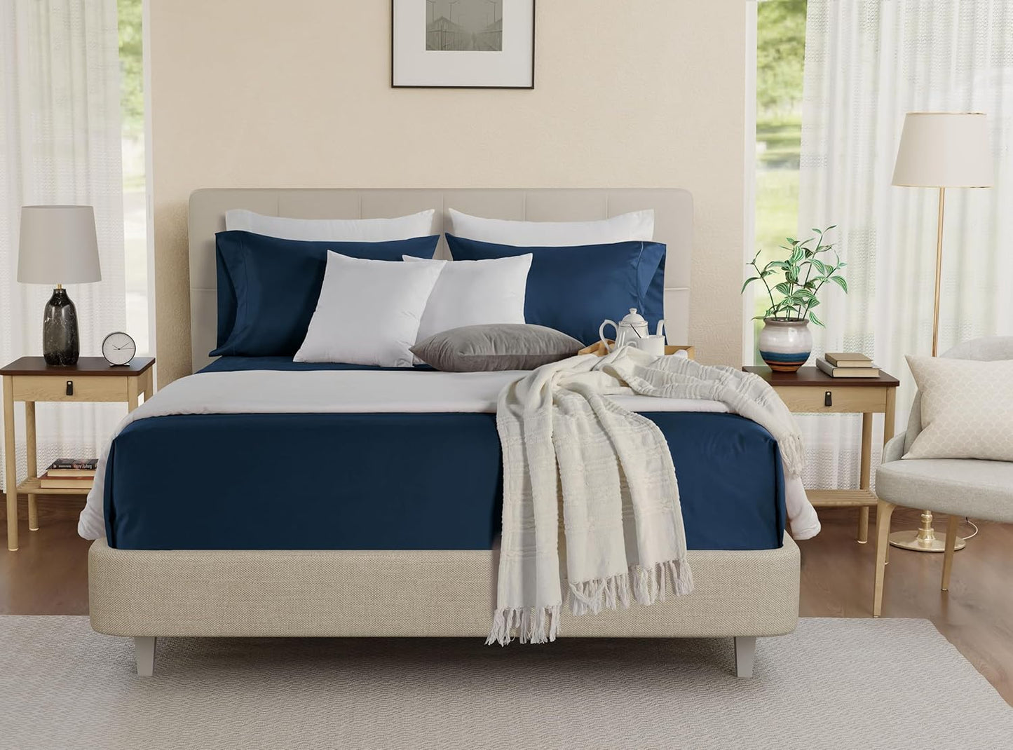 Luxurious Egyptian Cotton Bed Sheets