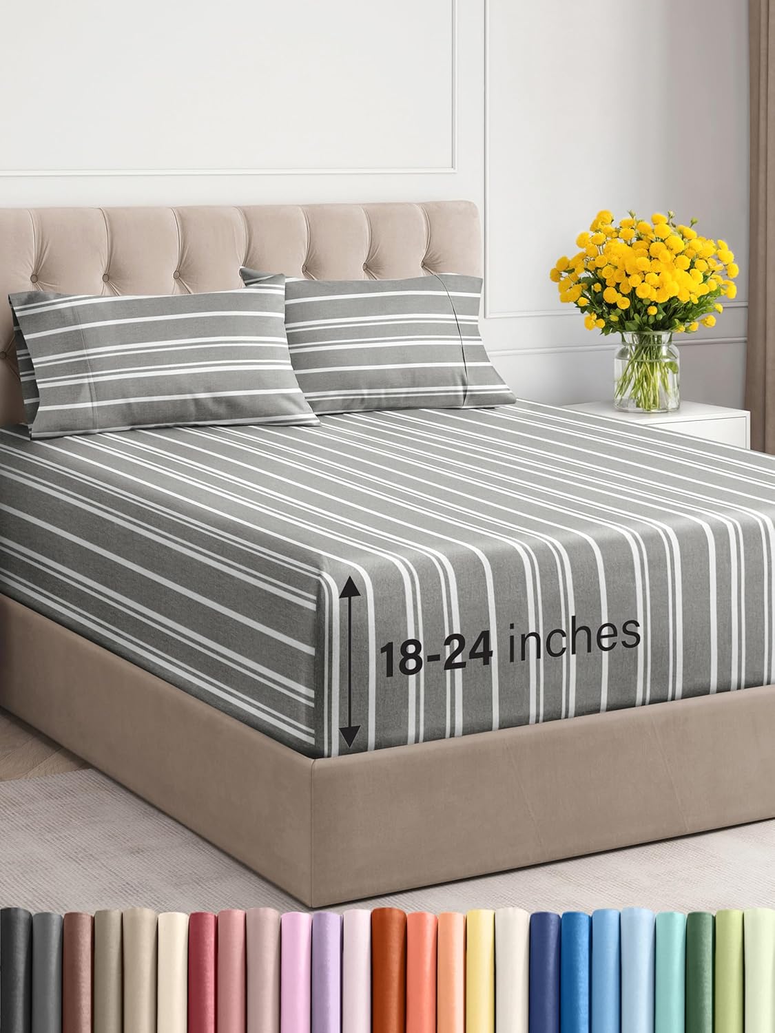 Extra Deep Queen Sheet Set - 6 Piece