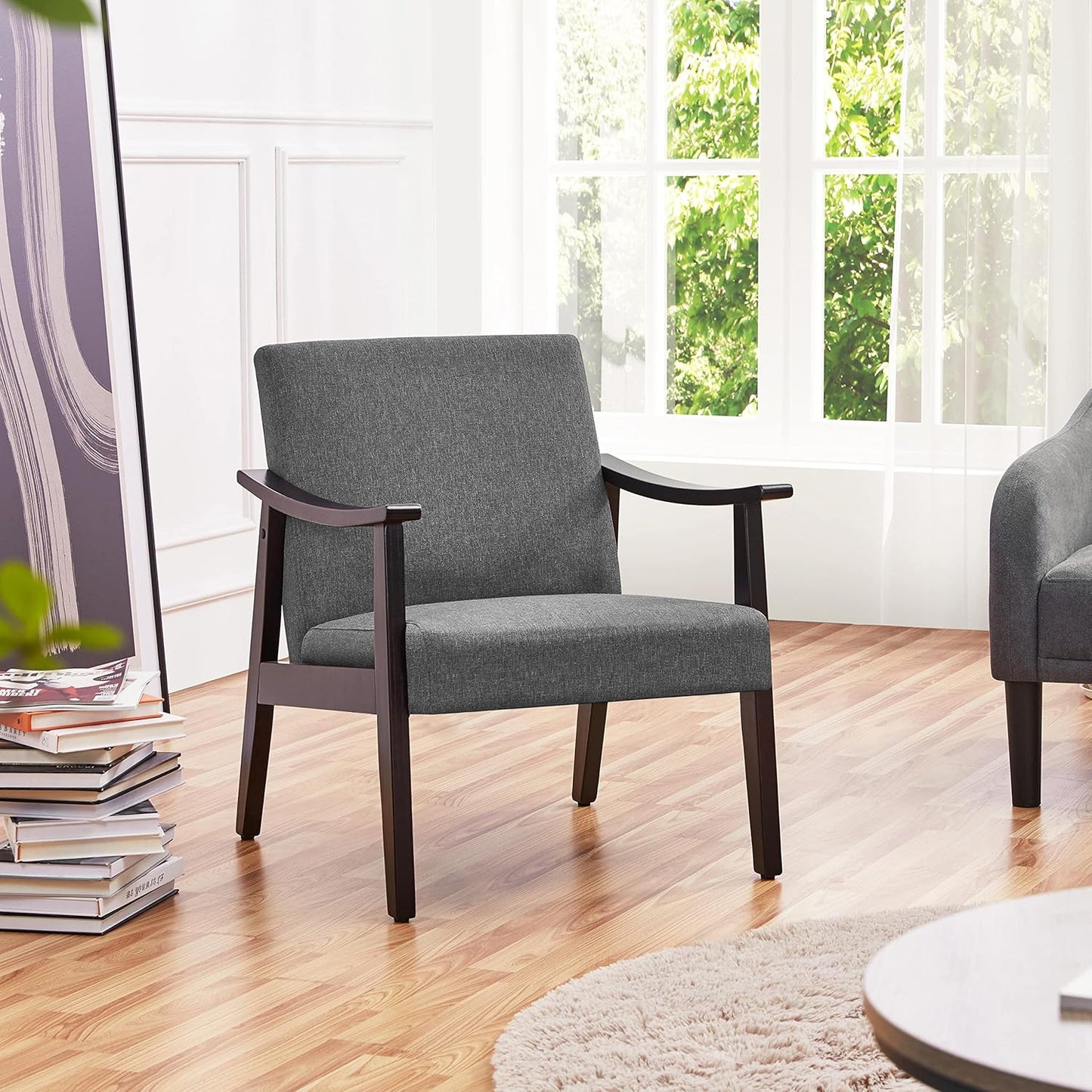 PU Leather Accent Chair