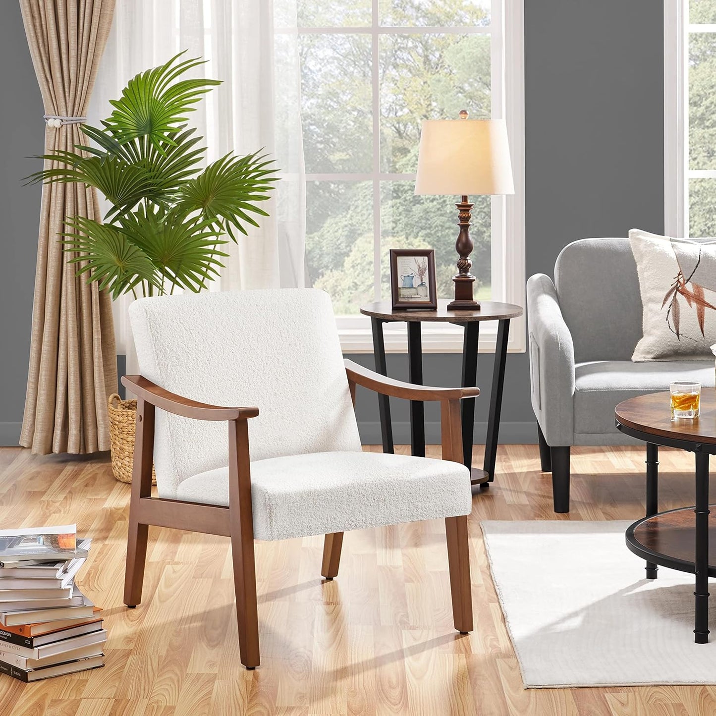PU Leather Accent Chair