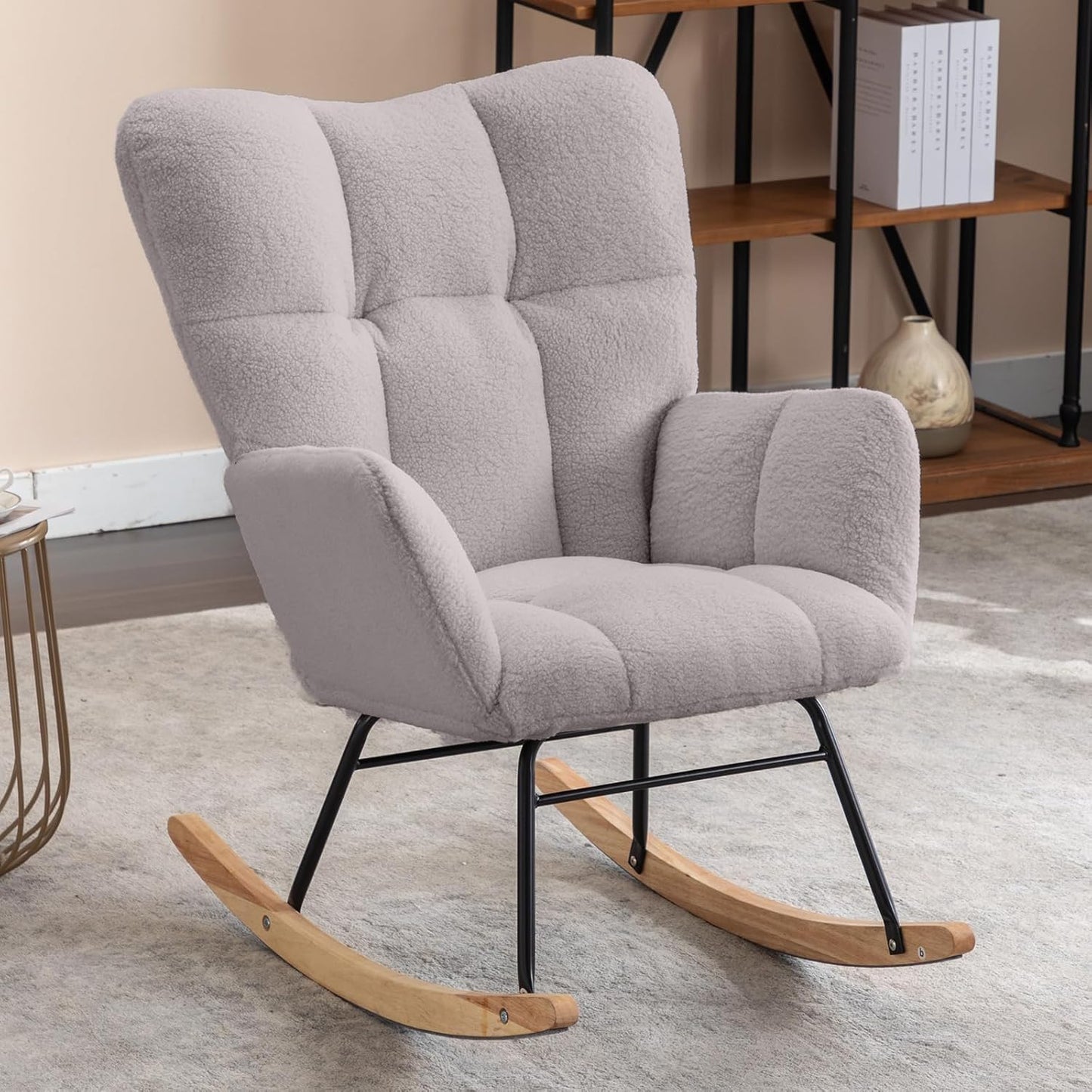 Upholstered Rocking Accent Chair