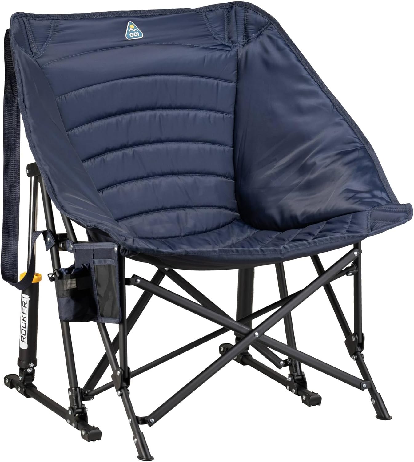 Outdoor Rocking Chair with SunShade Canopy