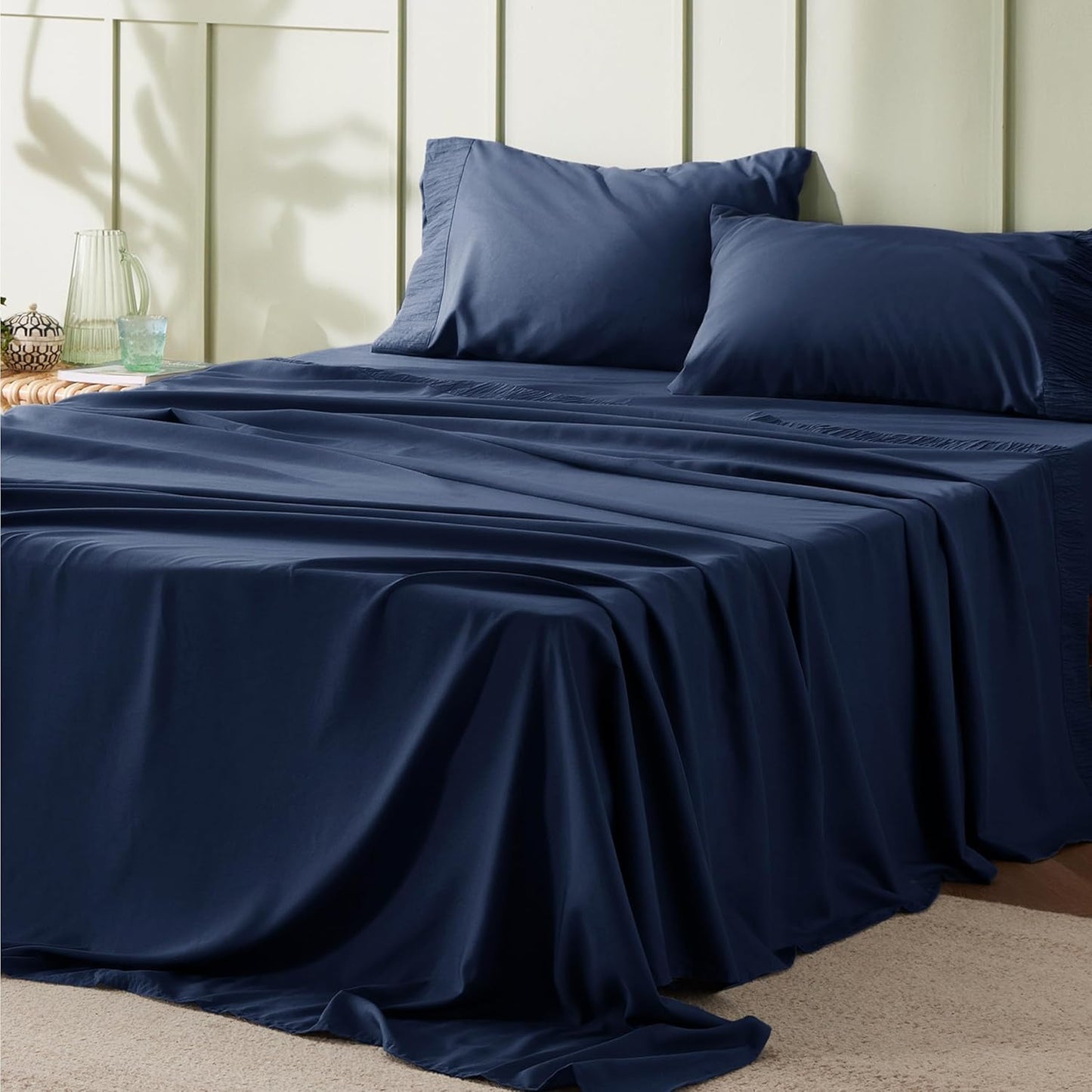 4 Pieces Luxury Bed Sheet Set