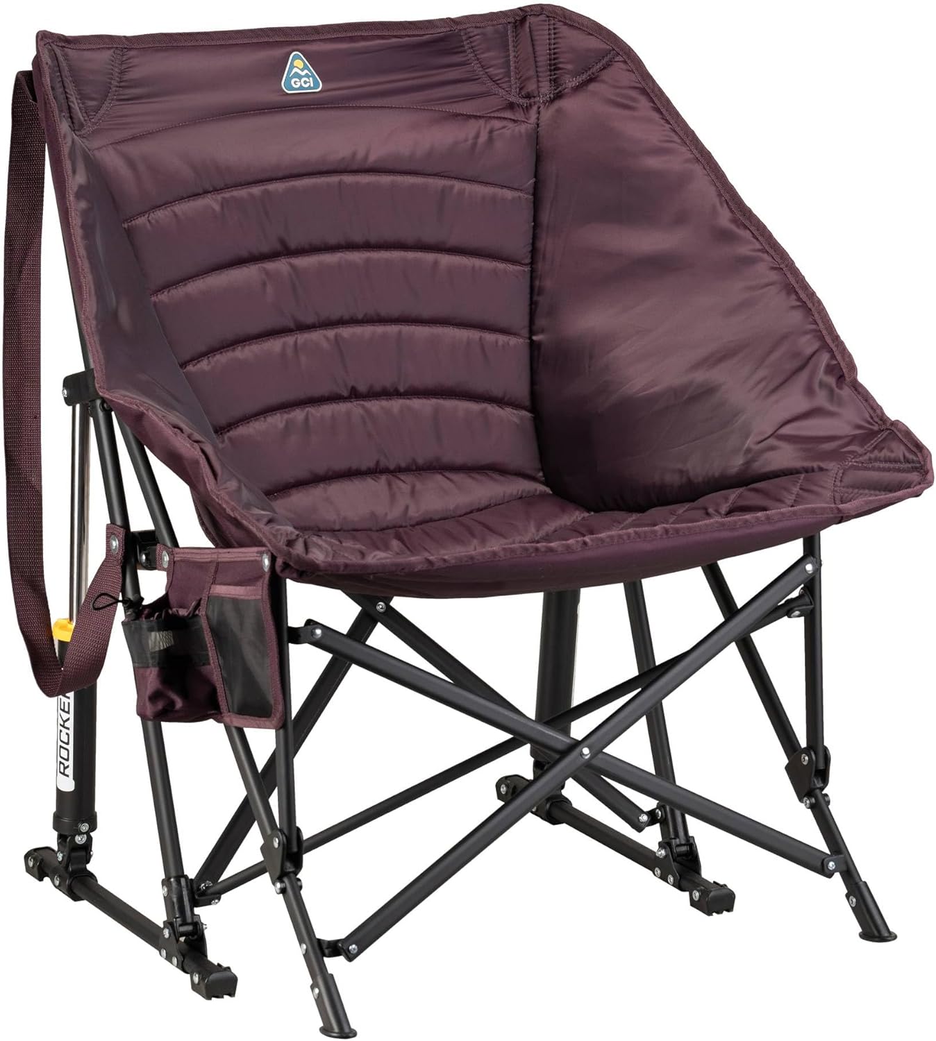 Outdoor Rocking Chair with SunShade Canopy