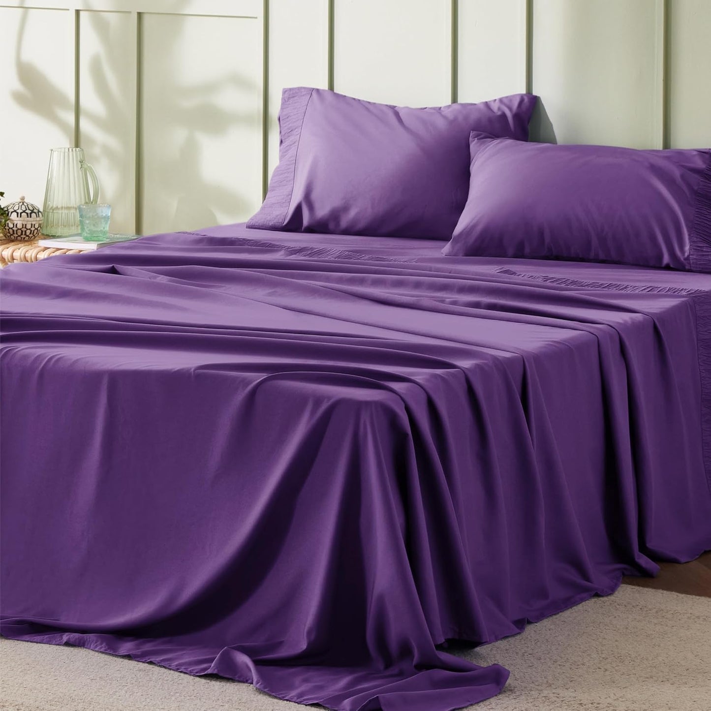 4 Pieces Luxury Bed Sheet Set