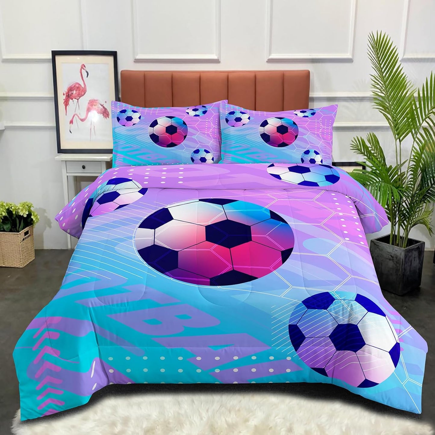 Basketball Bedding Set Twin  3D Printed