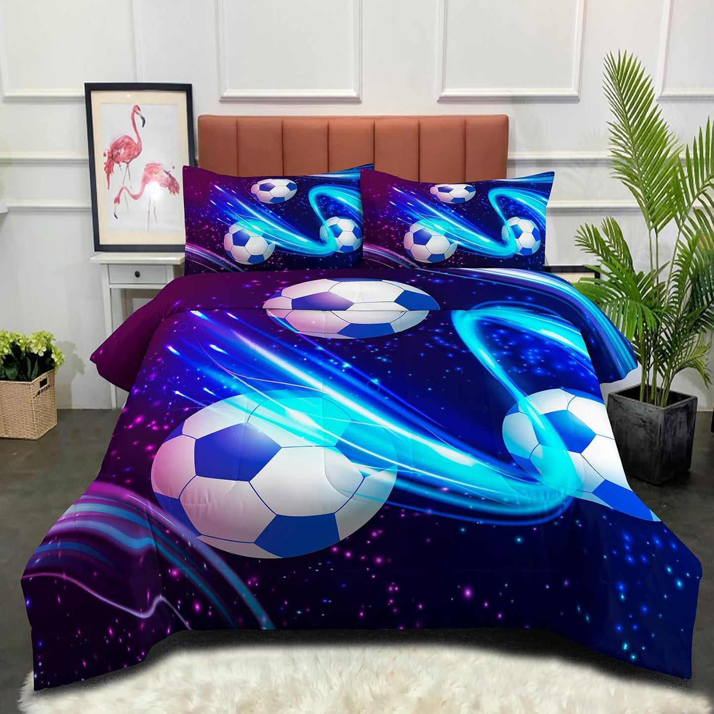 Basketball Bedding Set Twin  3D Printed