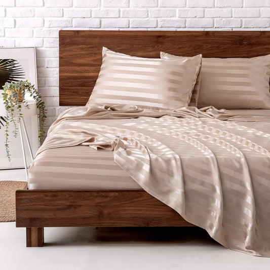 Silky Bed sheet set with 15 inches deep pocket