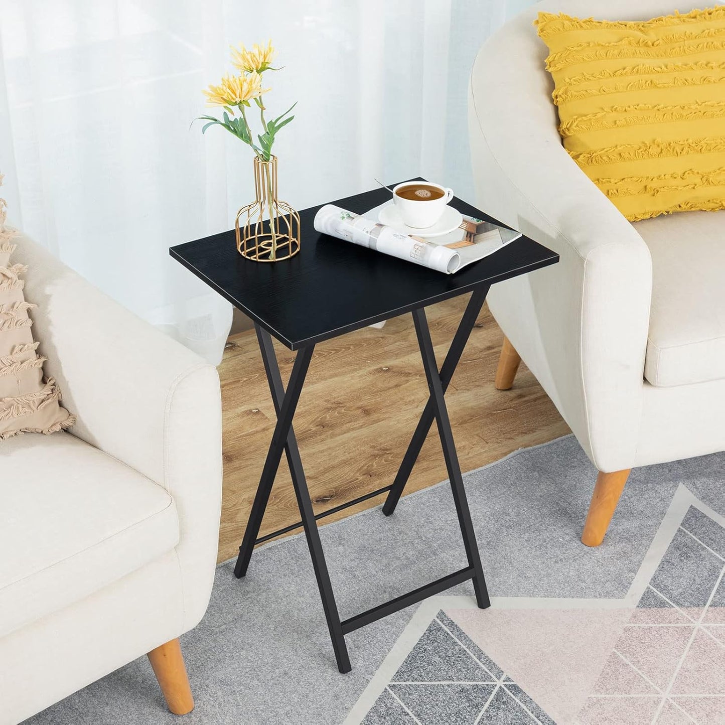 Folding Set of 2 Side Table