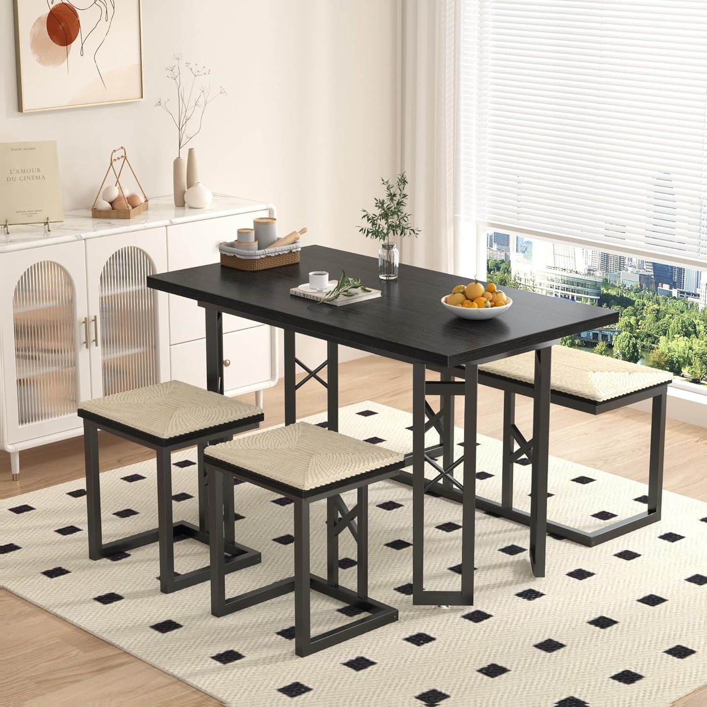Dining Table Sets, Farmhouse Small Kitchen