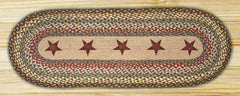 Gold Stars Oval Patch Runner
