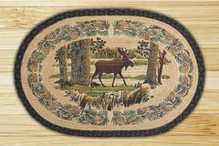 Moose Forest 380 Hand Printed Rug