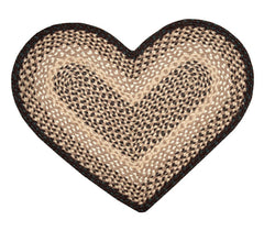Chocolate or Natural Braided Rug In Different Shapes And Sizes