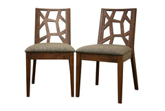 Baxton Studio Jenifer Modern Dining Chair in Set of 2