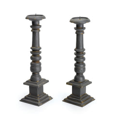 Pair Of Iron Column Sticks