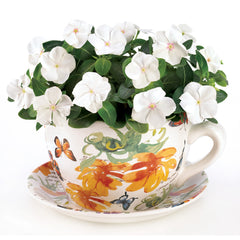 Butterfly Teacup Planter