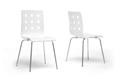 Baxton Studio Celeste Modern Dining Chair (Set of 2)