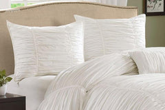 Pure White Lace Princess Style Cotton Luxury 4-Piece Bedding Sets/Duvet Cover