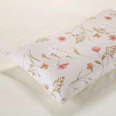 Top Class Pink Floral Cozy 100% Cotton Luxury 4-Piece Duvet Cover Sets