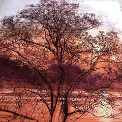 Stunning Lifelike Tree Print Luxury 4-Piece Cotton Bedding Sets/Duvet Cover