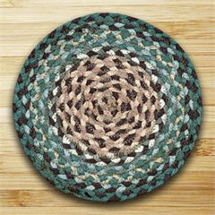 Dark Green Miniature Swatch In Different Sizes And Shapes