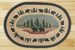 Wilderness Bear 549 Hand Printed Rug