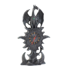 Black Dragon Mantel Clock