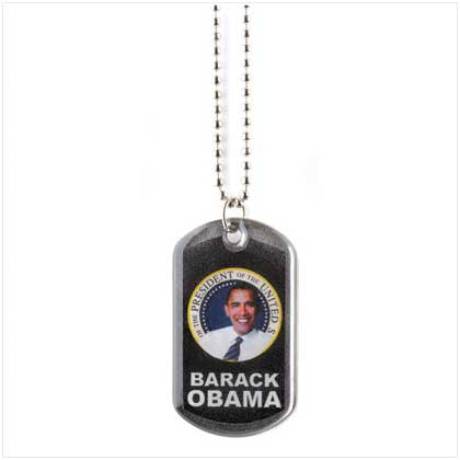 Obama Presidential Seal Dogtag