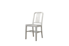 Baxton Studio Modern Cafe Chair in Brushed Aluminum
