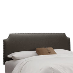 Notched Nail Button Headboard Available In All Sizes And Six Different Colors