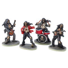 Skeleton Rock Band Figurines