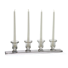 Glass Linear Candleholder