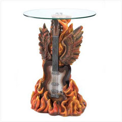 Rock N Roll Guitar Accent Table