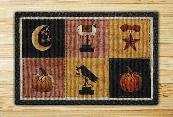 Autumn Patch Wicker Weave Rug