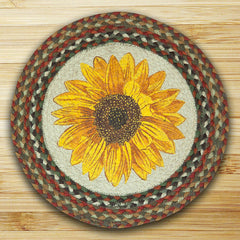 Sunflower Printed Chair Pad