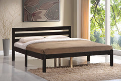 Anzy Short Headboard Platform Bed with Slats In Different Colors And Sizes