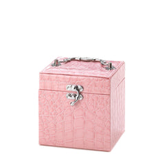 Stylish Pink Mirror Jewelry Box