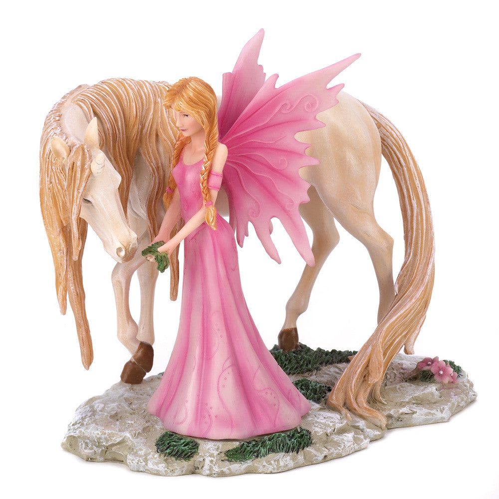 Pink Fairy Friend Figurine