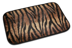 Animal Design Bath Mat, Foam Plush Rug, Giraffe Design