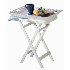 Shabby Chic Tray End Table