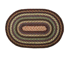 Blue or Black Braided Rug in Different Sizes