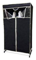 Portable Closet Storage Organizer Wardrobe Hanger Clothes Garment Rack
