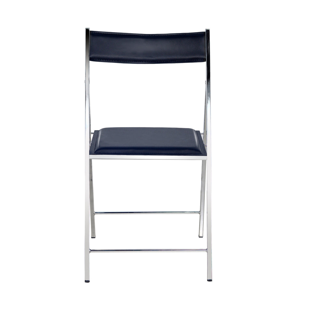 Folding Chair with TechniFlex back in Black Color