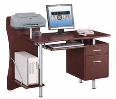 Techni Mobili Computer Desk in Chocolate Color