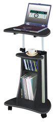Techni Mobili Modern Rolling Laptop Cart with Storage