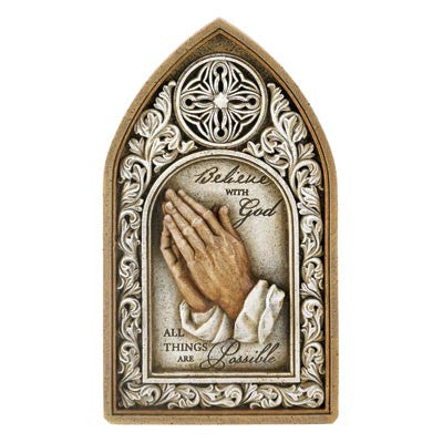 Believe With God Wall Plaque