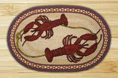 Lobster Oval Patch Rug