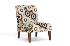 Baxton Studio Davis Tan Fabric Accent Chair