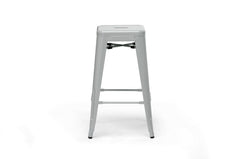 Baxton Studio Counter Stool in Gray in Set of 2