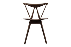 Baxton Studio Mercer Brown Chair in Set of 2